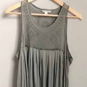 Silver Gray Banana Republic Short Maxi Dress